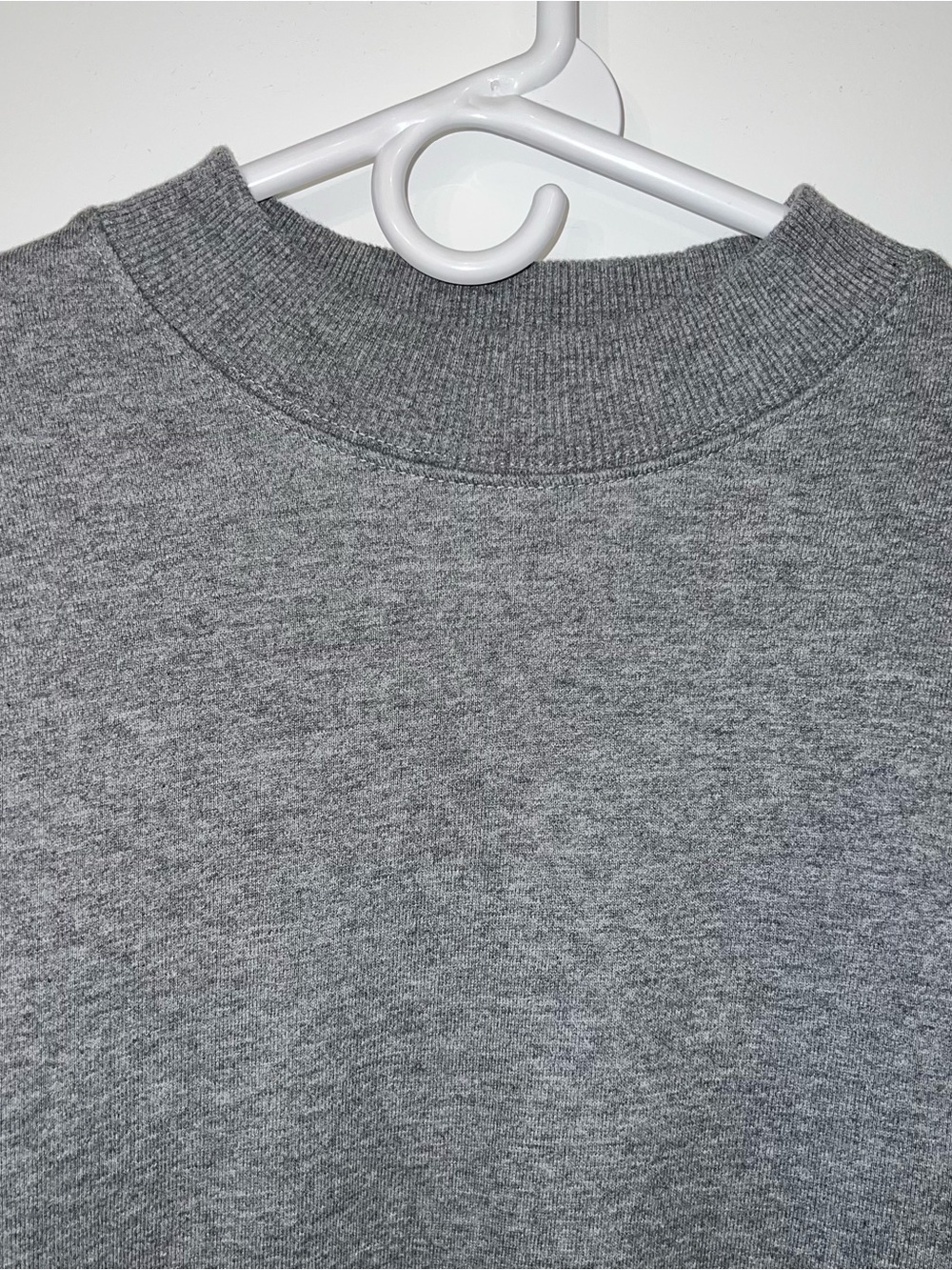 BARNEYS NEW YORK x FOREVER 21 -Grey Mock-Neck Sweater Mini Dress🖤 - Picture 5 of 12